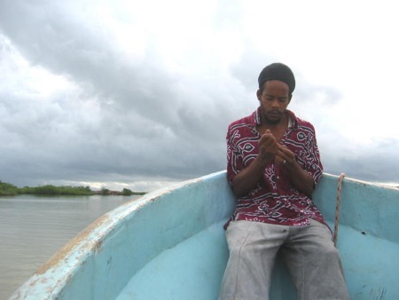 The skiff to Placencia